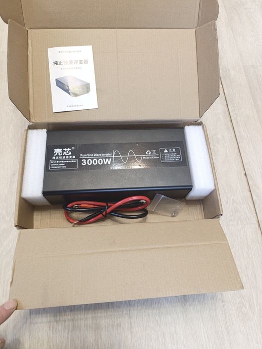 Інвертор KAIX 3000W SIN", перетворювач напруги 12V-220 V (Чистий сінус