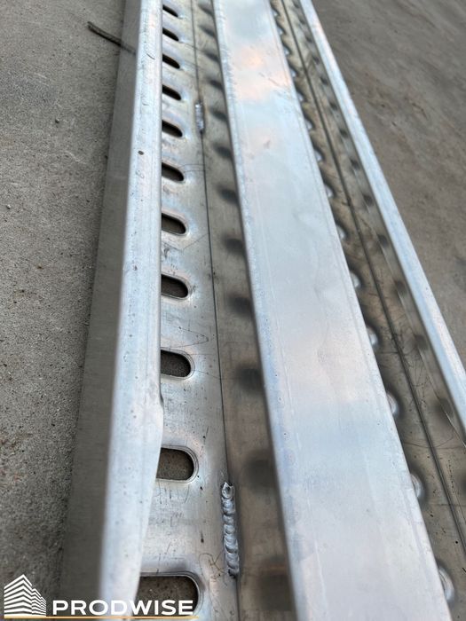 Najazdy / podjazdy / trapy wjazdowe aluminiowe Lohr 2,5 m (315mm x 2500mm) PRODUCENT (2m / 2,5m / 3m) (do przyczep, autolawet, lawet, pomoc drogowa)