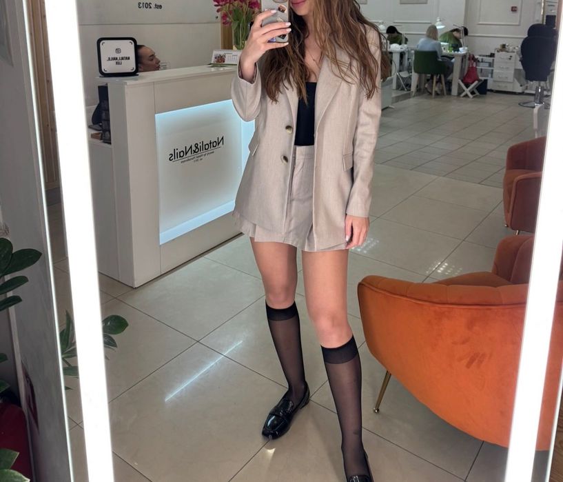 Костюм піджак, спідниця/шорти