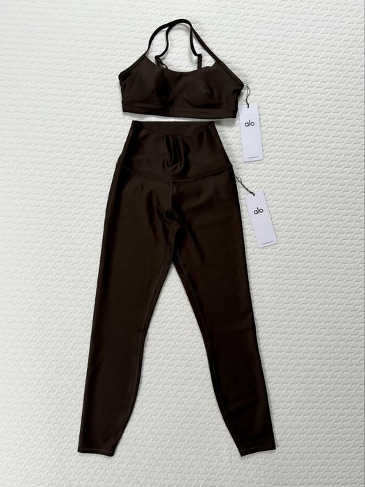 Оригінальний костюм / комплект Alo Yoga Airlift • Espresso • XS
