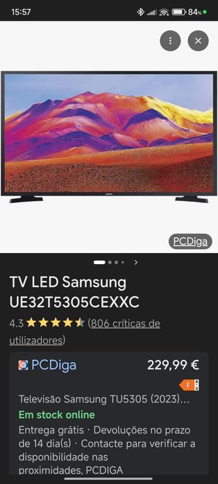 Smart TV Samsung 32 full HD