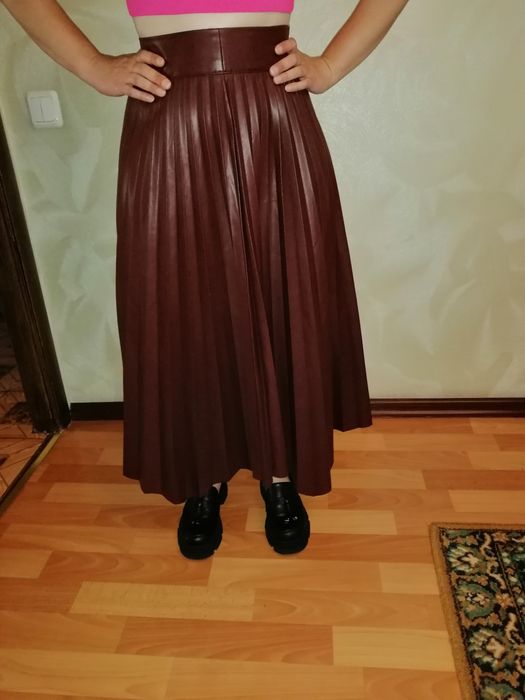 Спідниця ZARA шкіряна