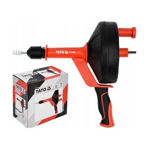 Spirala kanalizacyjna 7,6 m do wkrętarki