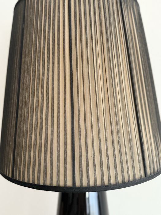 Candeeiro pretos com abajour laskasas