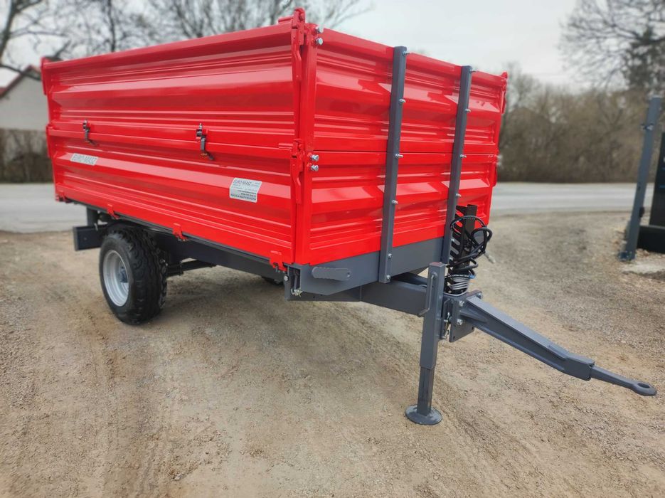 PRZYCZEPA ROLNICZA 3t jednoosiowa euro-masz WYWROTKA