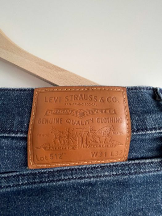 Levi’s® Чоловічі темно-сині джинси 512® Slim Taper