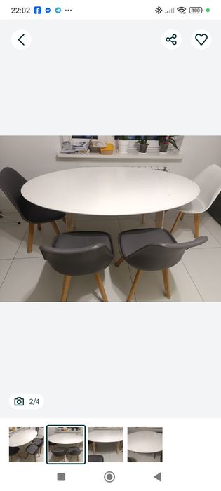 Stół biały kuchenny