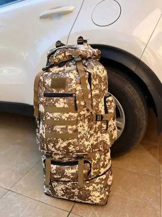 Військовий рюкзак 80-100л тактичний рюкзак з розширенням міцний рюкзак