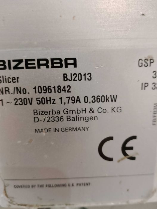 Krajalnica do żywności Bizerba GSP V