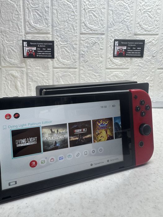 Nintendo Switch V1 25 ІГОР у комплекті. Повний комплект. Mario edition