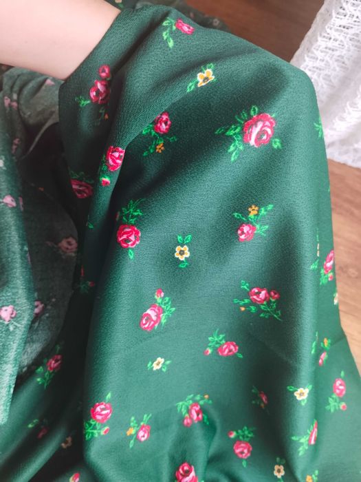 Materiał tkanina folk góralski piekny