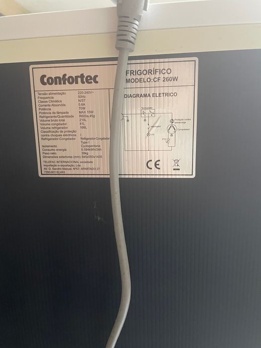 Frigorífico Corfortec 260W