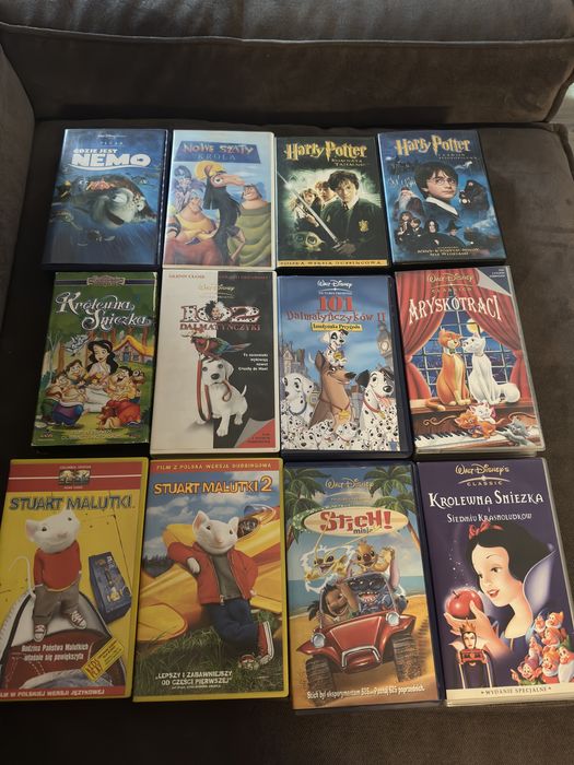 Kasety VHS bajki