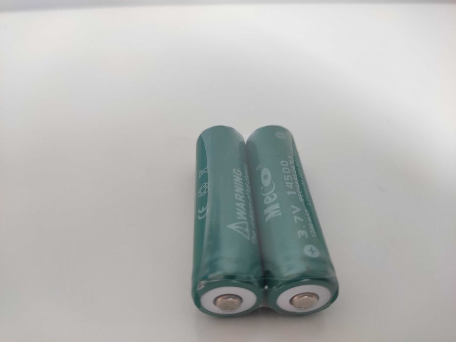 Pack Célula/Pilha/Bateria Recarregável 14500 de Lítio 3,7V 1200mah