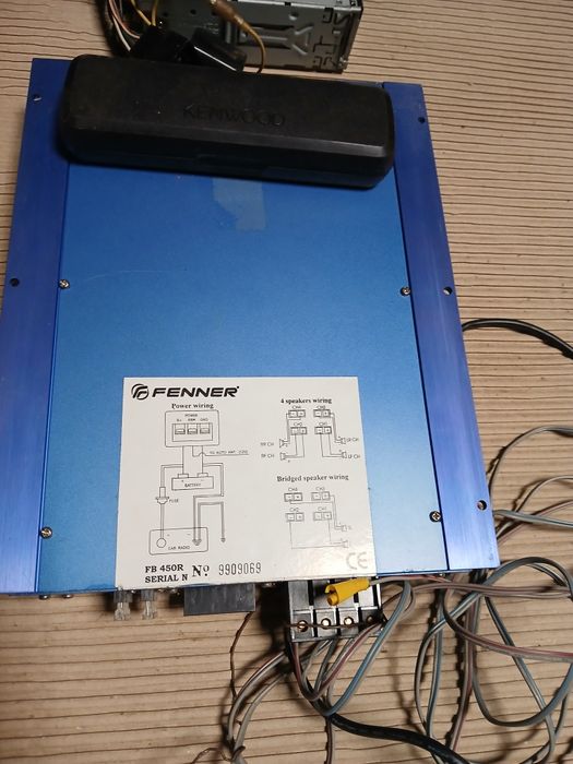 Radio cd kenwood mais amplificador fenner