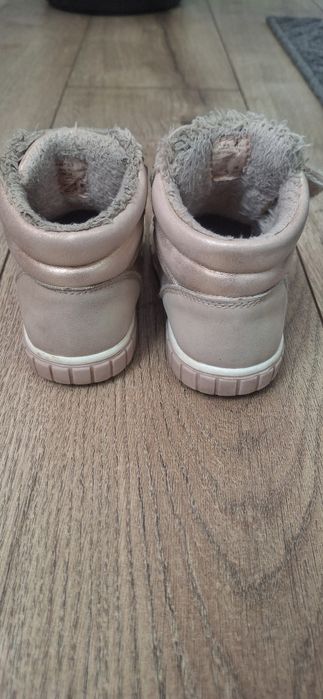 Buty na zimę zimowe różowe kotek 24 Nelli blu