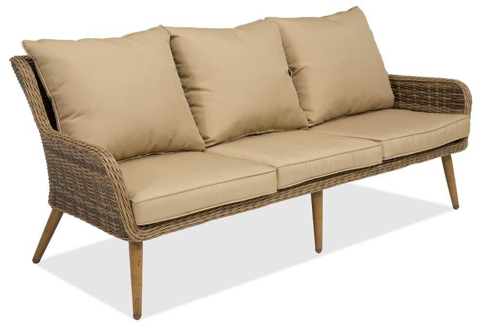 Sprzedam 2 sofy ogrodowe technorattanowe na wysokich nóżkach