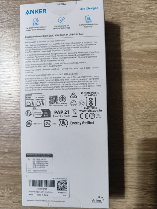 Повербанк (Powerbank) Anker
