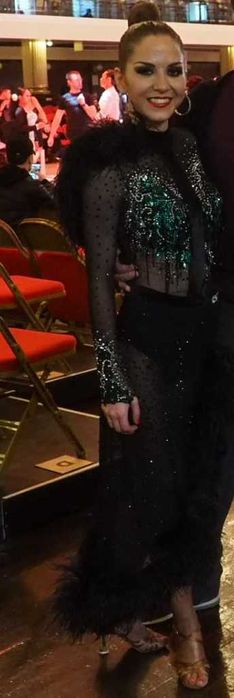 Vestido dança de salão como novo