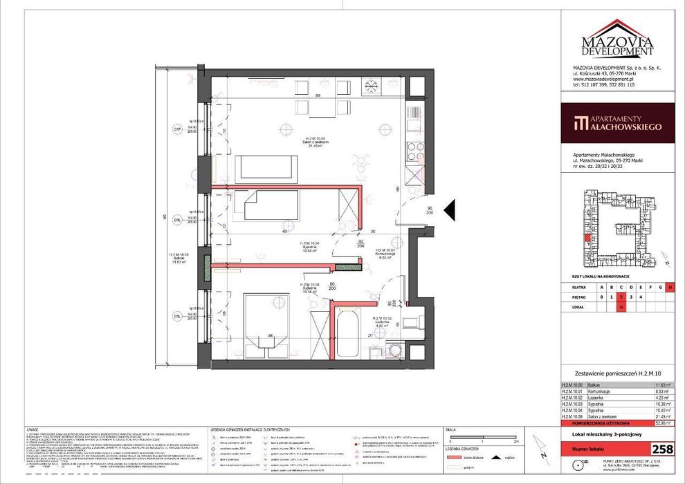 Nowe mieszkanie 3-pokojowe z dużym balkonem