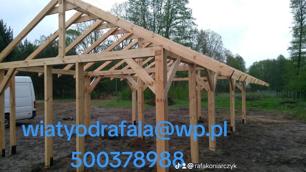 Promocja wiata garażowa 8m/5m