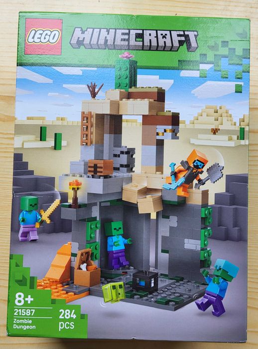 LEGO Minecraft Loch zombie 21587 - NOWE - NAJTANIEJ na RYNKU!