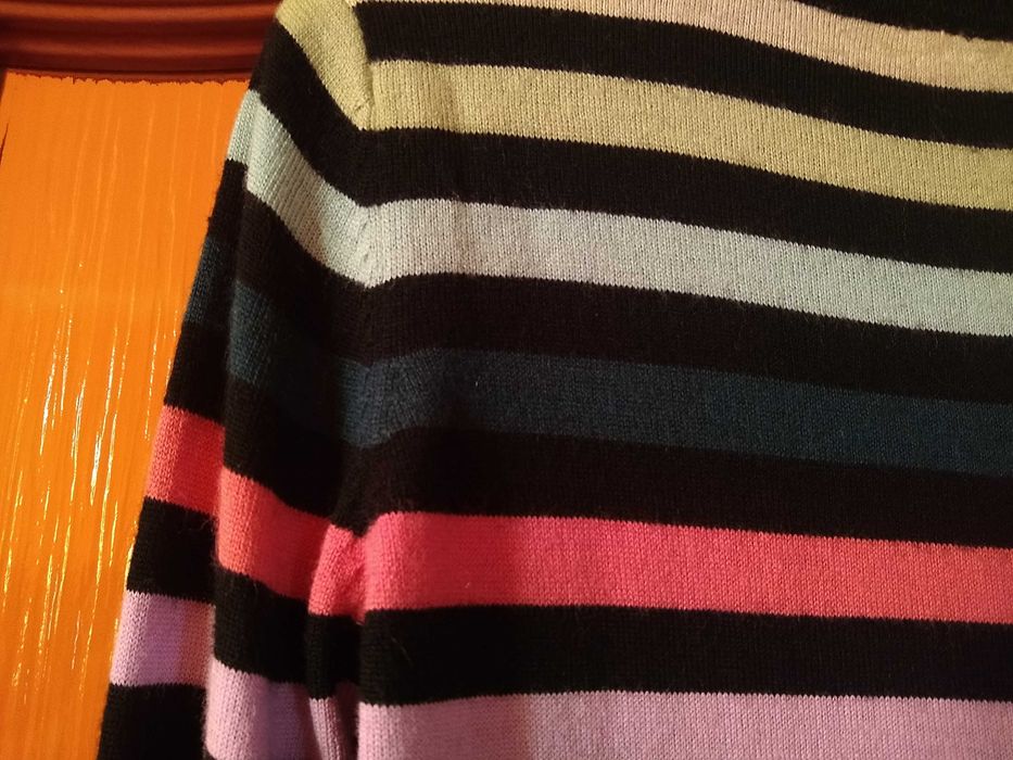 SUD Express  Francuski damski sweter z golfem, 50% Merino, Rozmiar M-L
