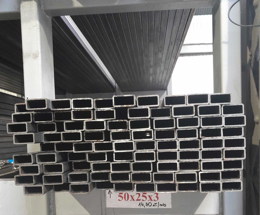 Profil 50x25x3 50 25 3 profile stal stalowe 1 gatunek WYPRZEDAŻ