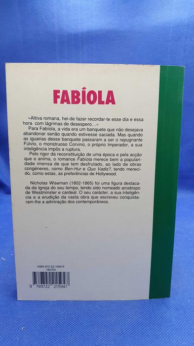 Livro - REF PINF - Nicholas Wiseman - Fabíola