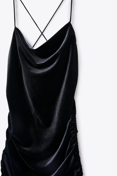 Вельветова сукня zara