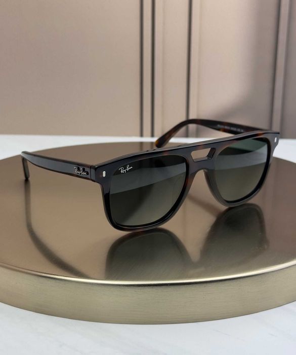 Сонцезахисні окуляри Ray-Ban RB2213 гавана, зелена лінза G15, подвійний місток, унісекс, оригінал