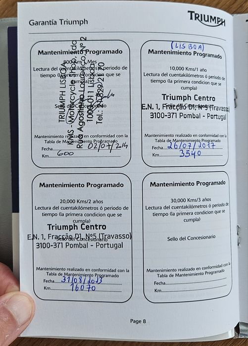 Triumph Bonneville T100 black + 2 capacetes BELL novos