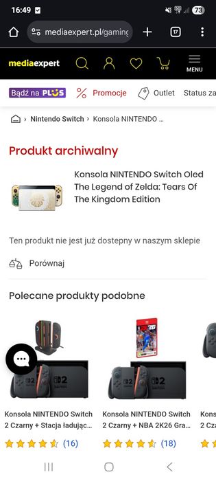 Nintendo switch OLED Zelda Edition