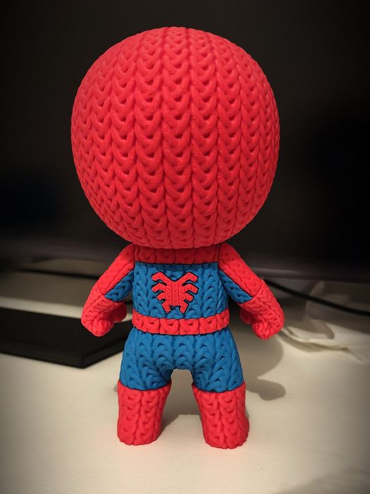 Spider Man - Textura crochê