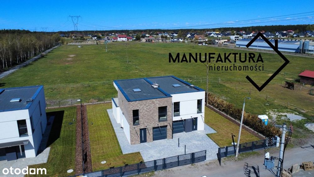 Nowoczesny bliźniak/ 124m2/ las/ pompa ciepła/ Ciele/ Bez prowizji !!