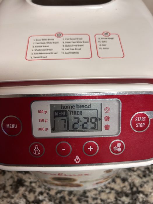 Maquina de fazer pão