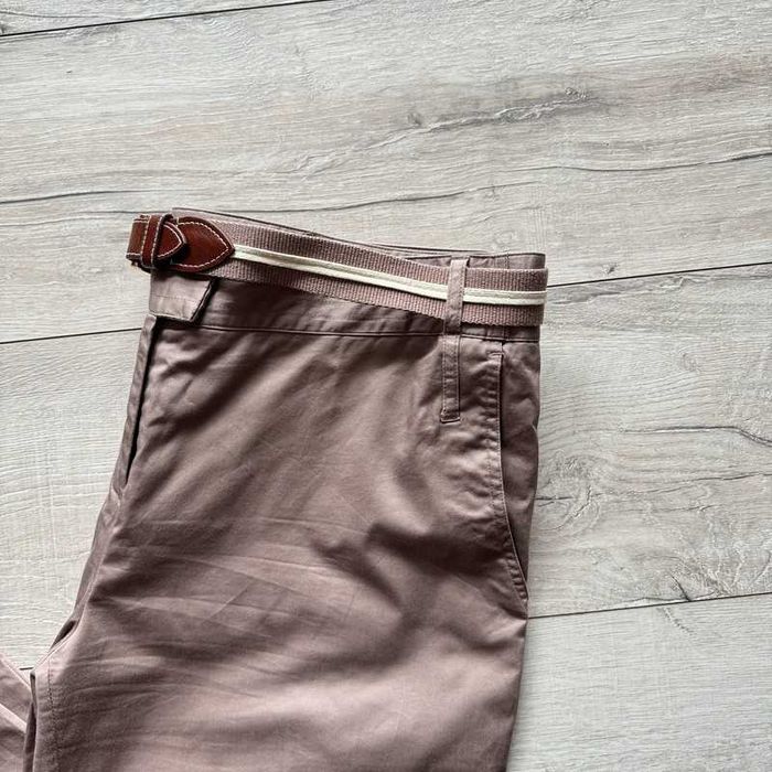 beżowe spodnie jasper conran curvy eleganckie rurki wizytowe 44