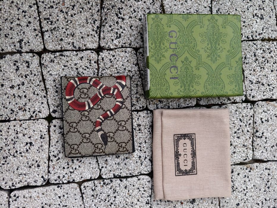 Gucci portfel GG snake premium
