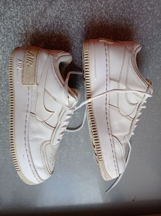 Кросівки шкіряні Nike Air Force 1 Shadow White -38.5р