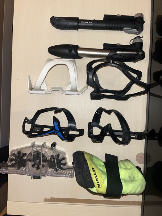 Akcesoria do roweru koszyk pompka sakwa