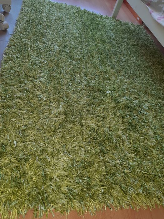 Carpete verde / verde brilho