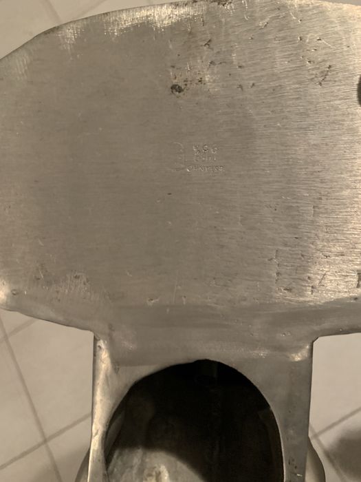Pia decorativa estanho