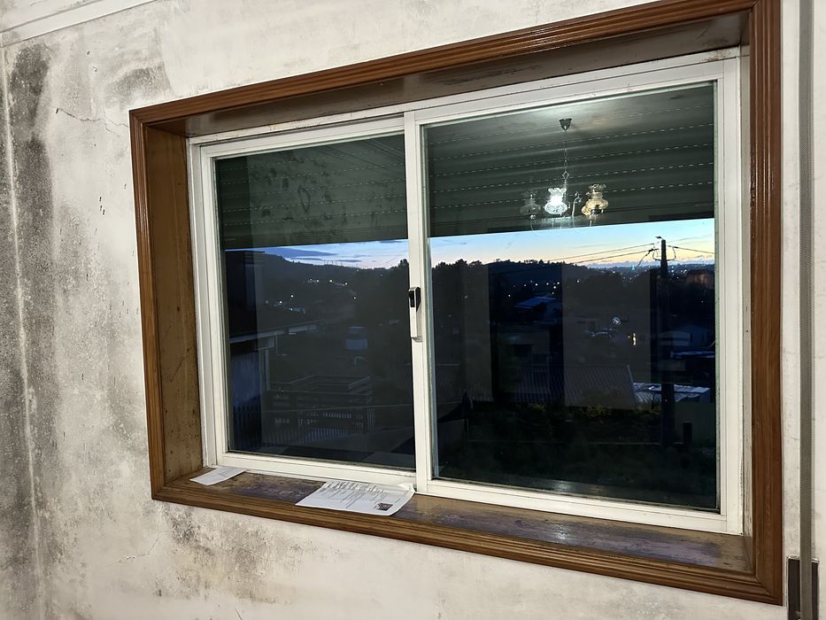 Janelas aluminio lacado branco