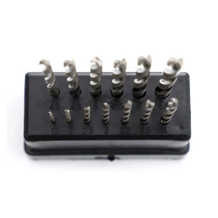 Wiertła do metalu i drewna 1,5mm do 6,5mm HSS 13szt. KD10223