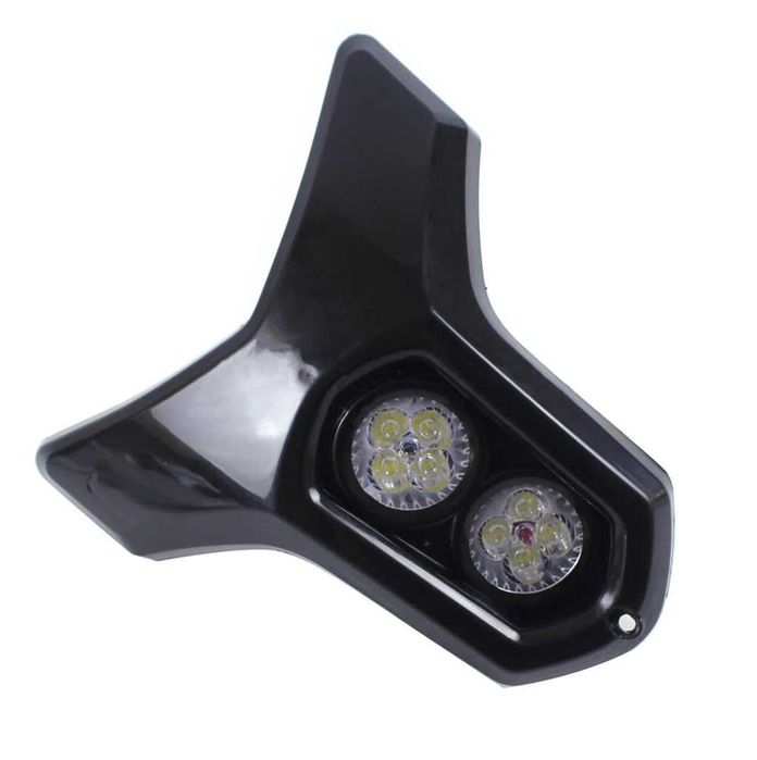 Farol LED Universal 12V para Moto - Motocross Enduro Supermoto Trail