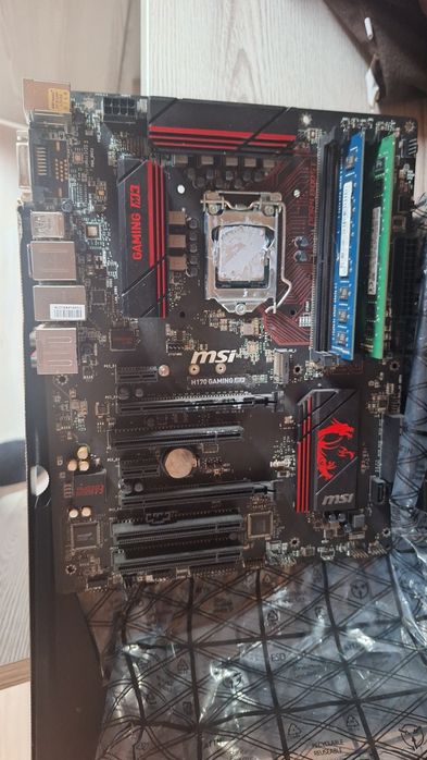 Płyta głowna Msi h170 gaming m3 + procesor intel i5 7600k + 16gb ram 2134 mhz