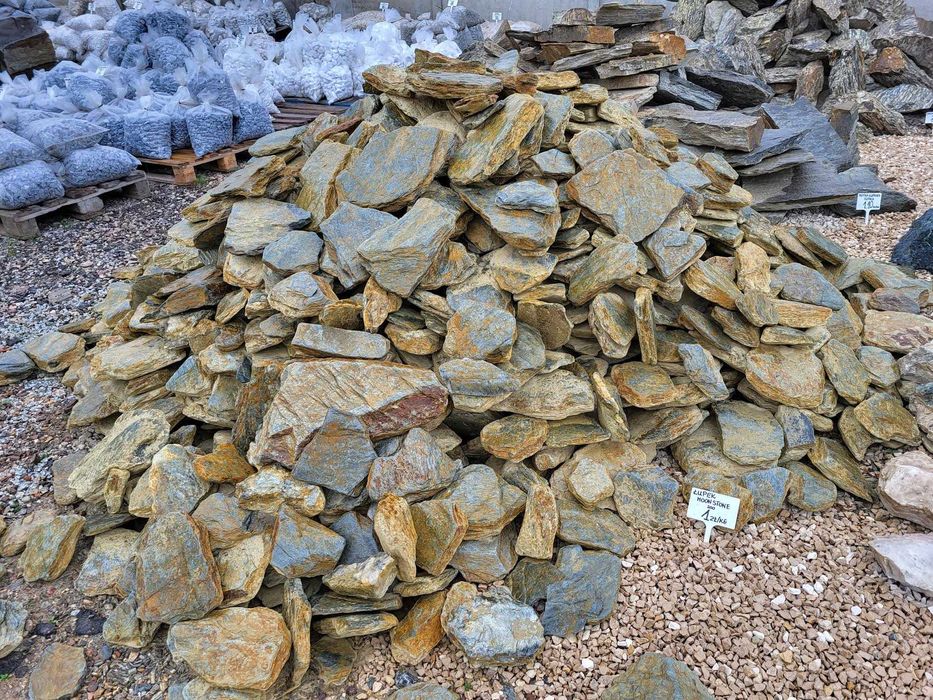 Łupek Moon Stone 200 Duże bryły głazy szpilki Kamienie ogrodowe