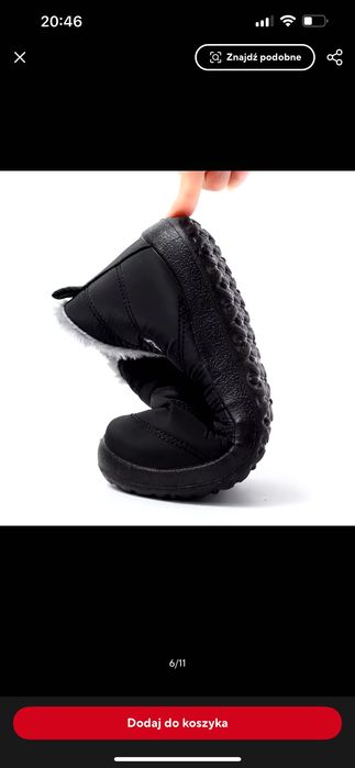 Nowe buty damskie ocieplane zimowe śniegowce sportowe czarne 37