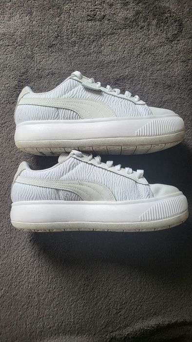 Кросівки-кеди жіночі Puma Suede Mayu St White. Б/В, розмір 39-25 см.