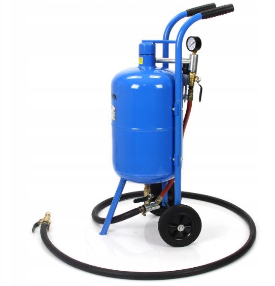 Piaskarka syfonowa 38L + 4 dysze + PROFESJONALNA MASKA!